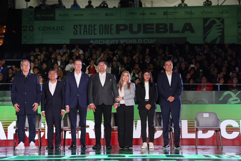 Armenta Mier impulsa legado deportivo para Puebla con Copa Mundial Tiro con Arco
