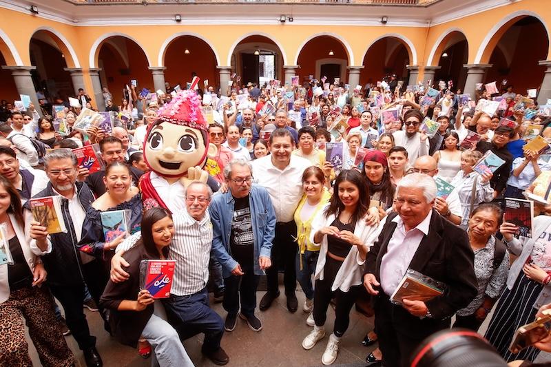 Con lectura, arte y cultura, gobierno estatal impulsa la transformación de Puebla