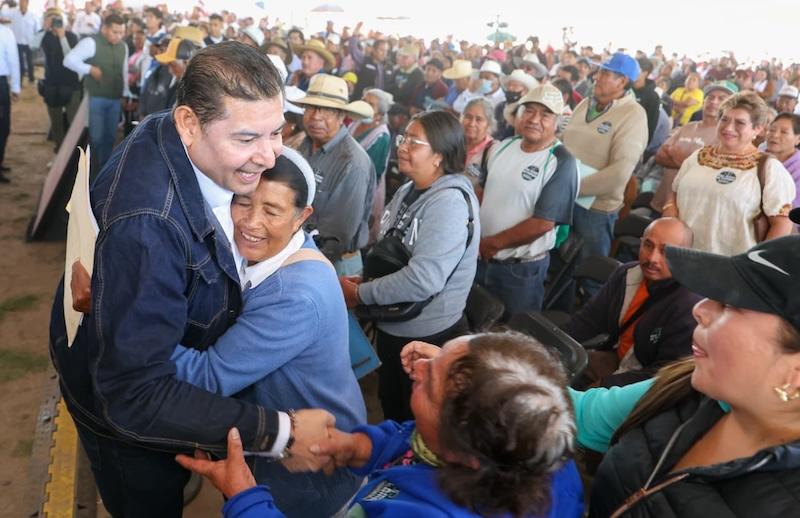 En San José Chiapa,&nbsp;Armenta refrenda respaldo al campo y grupos vulnerables