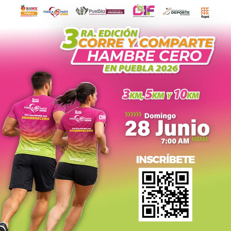 Corre y comparte