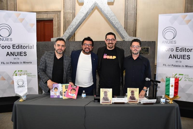 Presenta BUAP novedades editoriales en la Feria Internacional del Libro del Palacio de Minería