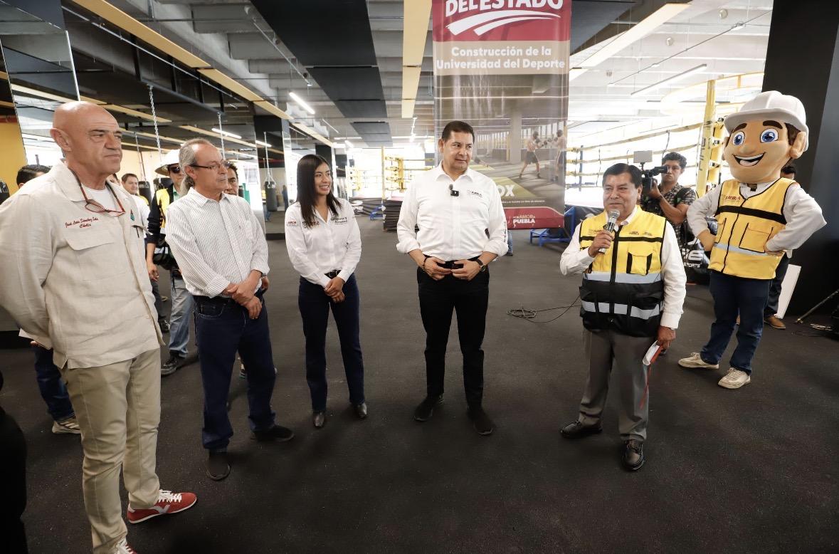 Con 97% de avance, Universidad del Deporte será referente nacional en formación de talentos