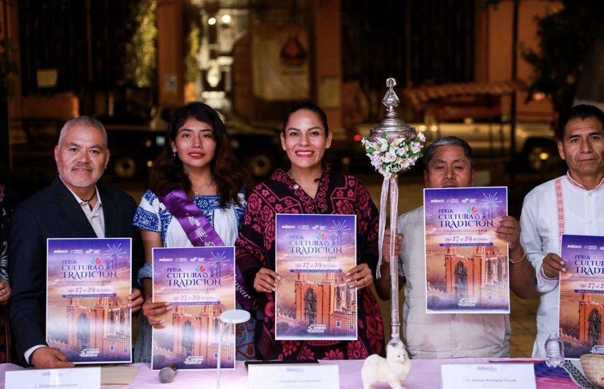 Invitan a vivir la Feria Cultura y Tradición 2026 en San Andrés Cholula