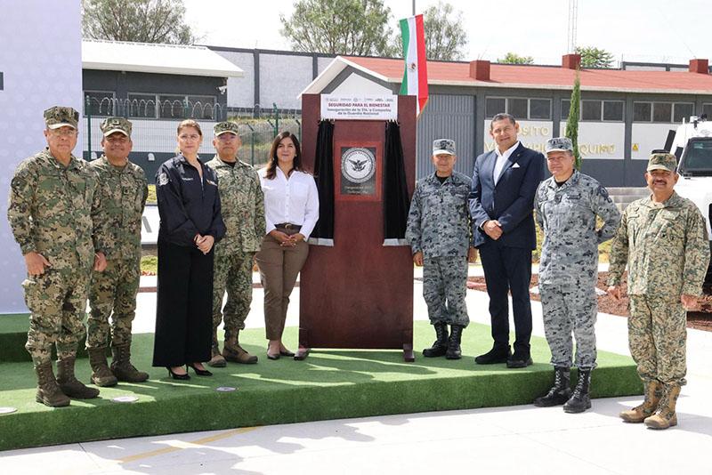 Inauguran 314ª Compañía de Guardia Nacional en Puebla