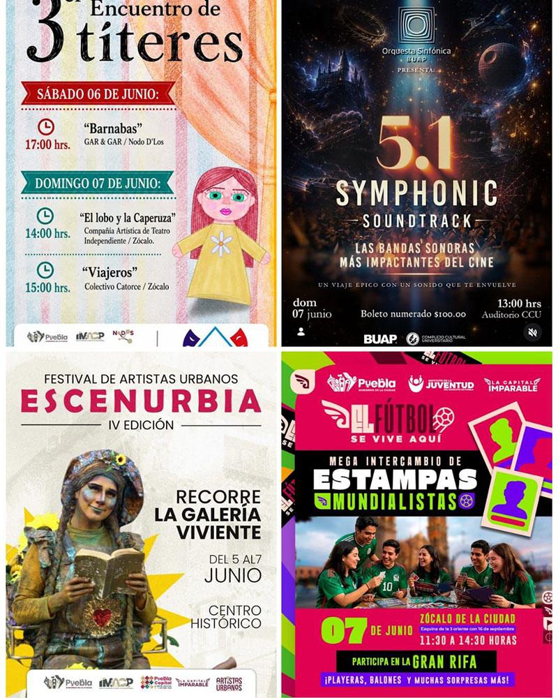 Música, títeres y danza tiene preparado el Gobierno de Pepe Chedraui para este fin de semana