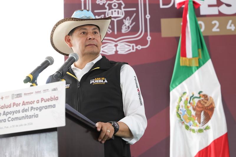Gobierno Estatal consolida bienestar en Quecholac con Obra Comunitaria